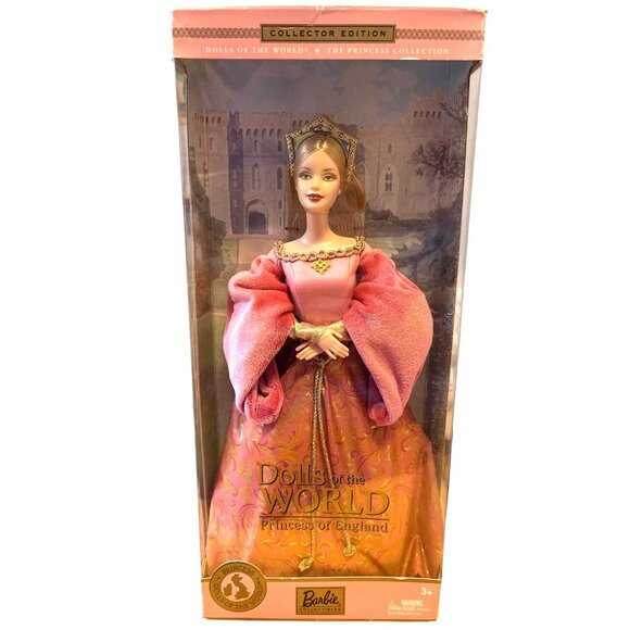 Barbie Princess Of England Collector Edition Dolls Of The World 2003 NRFB #B3459 - Picture 1 of 6